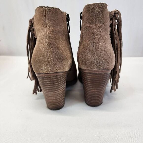 Vince Camuto Harlin Bootie in Wild Mushroom Tassles Size 7M - Picture 5 of 11